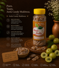 Natural & Healthy Amla Candy Mukhwas | Premium Digestive Mouth Freshener | Rich in Vitamin C