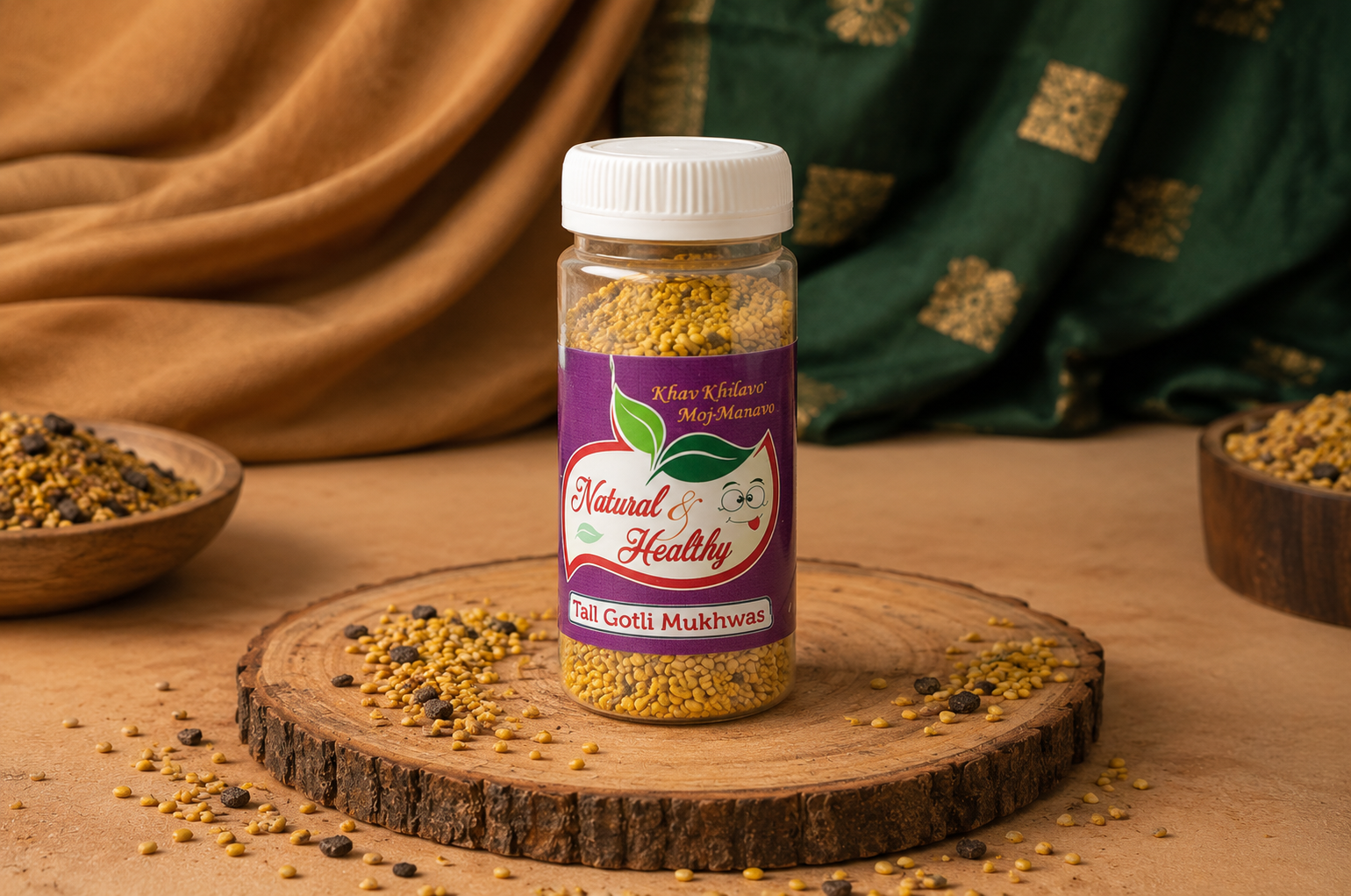 Natural & Healthy Tall Gotli Mukhwas | Premium Digestive Mouth Freshener | Traditional Indian After-Meal Mukhwas