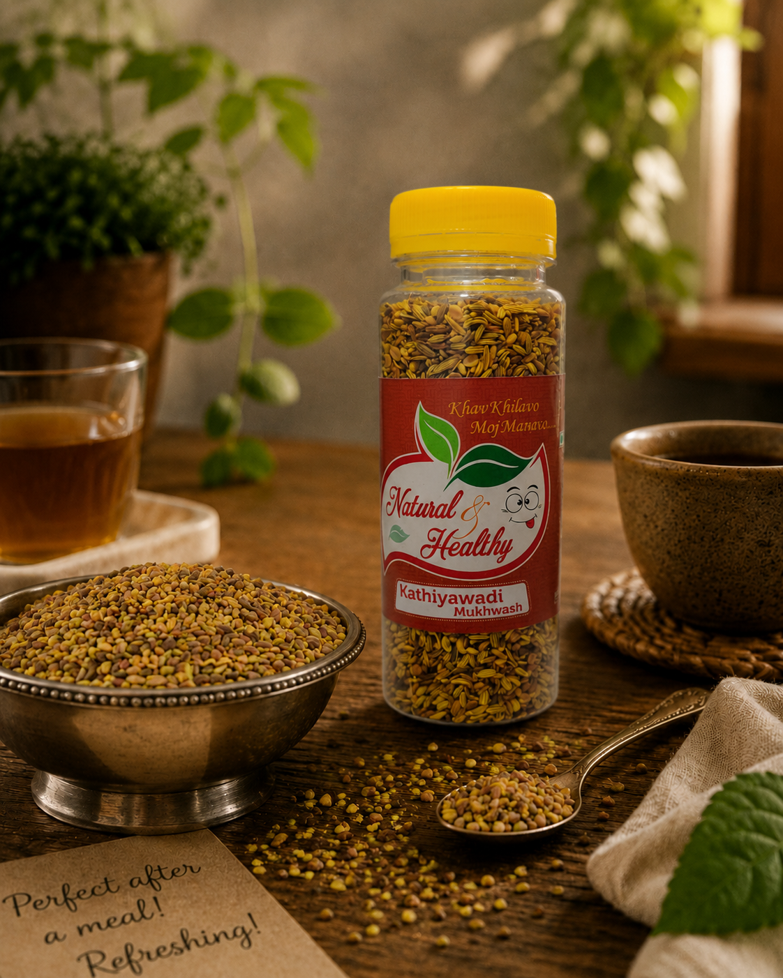 Kathiyawadi Mukhwas – Traditional Gujarati Mouth Freshener | Premium After Meal Digestive & Natural Mukhwas