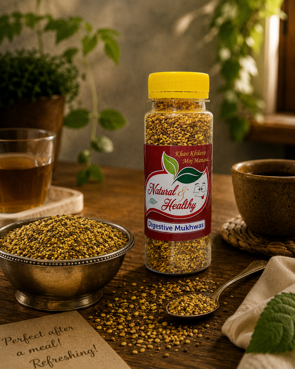 Natural & Healthy Digestive Mukhwas | Premium After Meal Mouth Freshener | Traditional Digestive Seed Mix