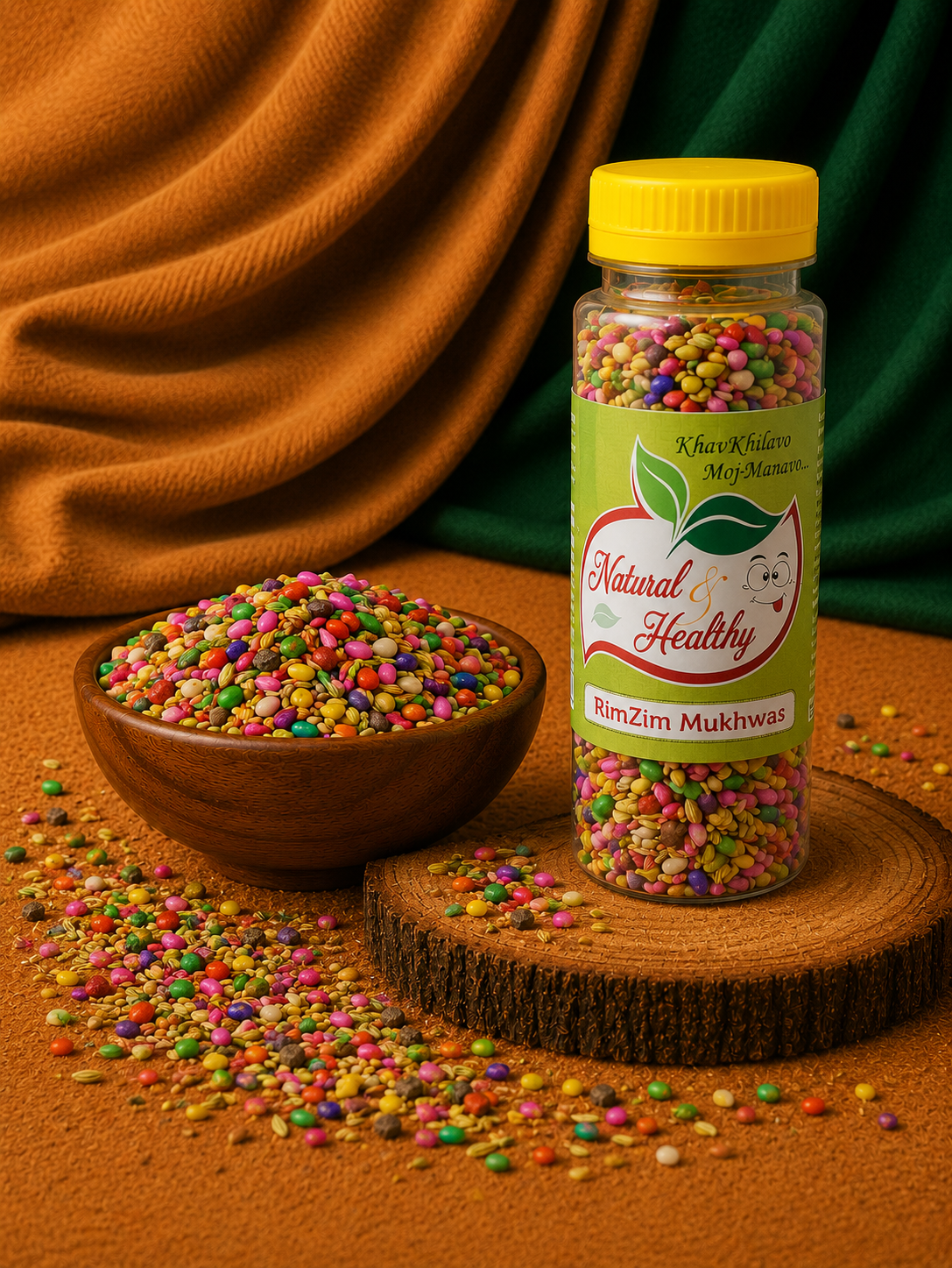 RimZim Mukhwas – Premium Colorful Sweet Mouth Freshener | Delicious After-Meal Digestive Mix