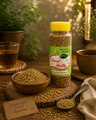 Roasted Variyali (Roasted Fennel Seeds) – Premium Roasted Fennel | Natural Mouth Freshener | Healthy After-Meal Snack