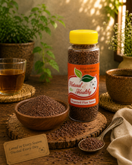 Roasted Flax Seed – Premium Roasted Alsi Seeds | Natural Superfood Snack | High Fiber & Omega-3 Rich