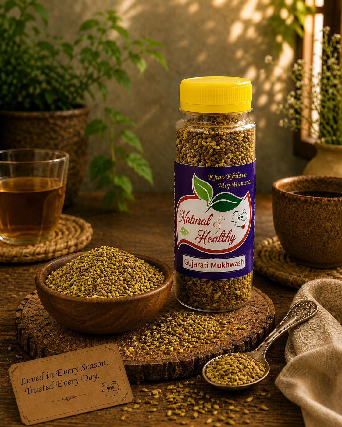 Gujarati Mukhwas – Premium Traditional Mouth Freshener | Authentic Gujarati Seed Mix | Refreshing After Meal Digestive Blend